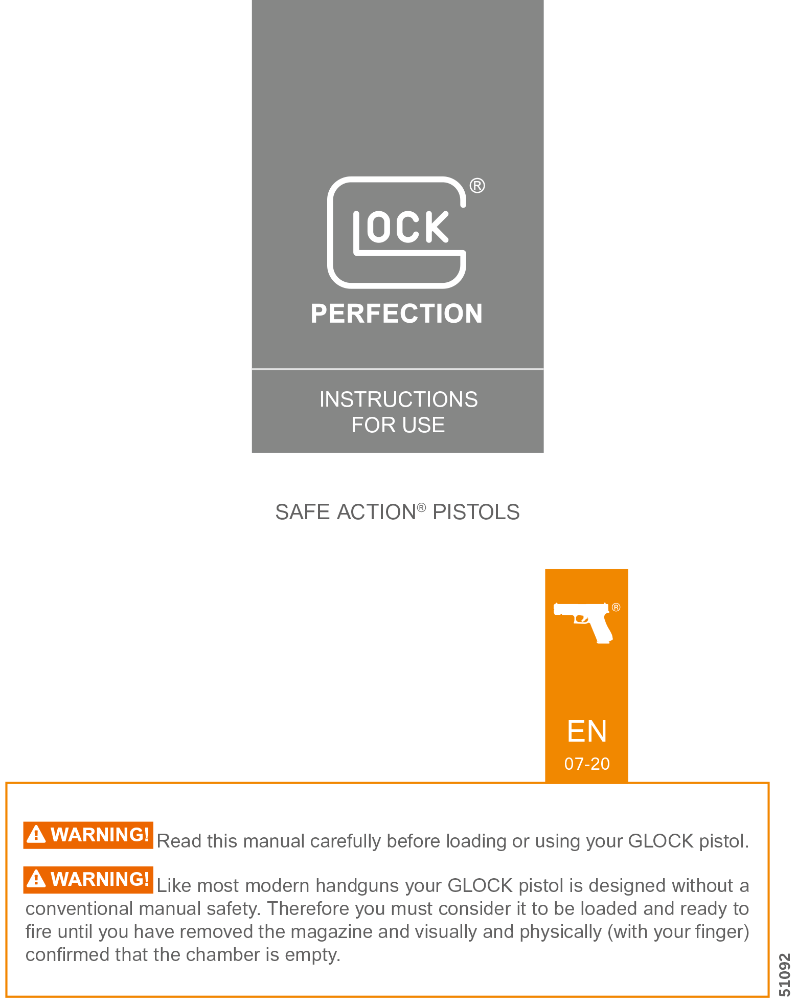 Glock Gen 5 Owner's Manual